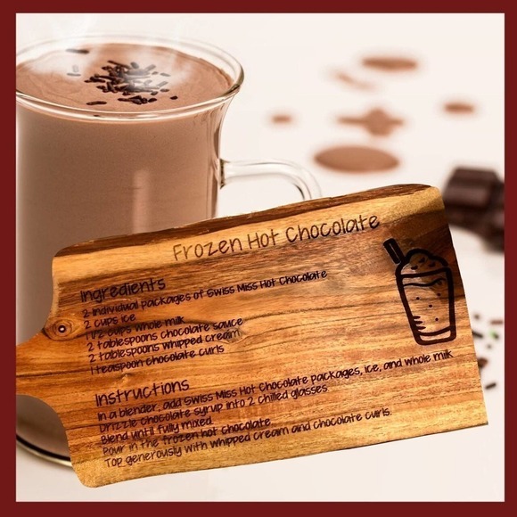 Stunning Custom Laser Engraved Acacia Cutting Board and living edge - Picture 1 of 3